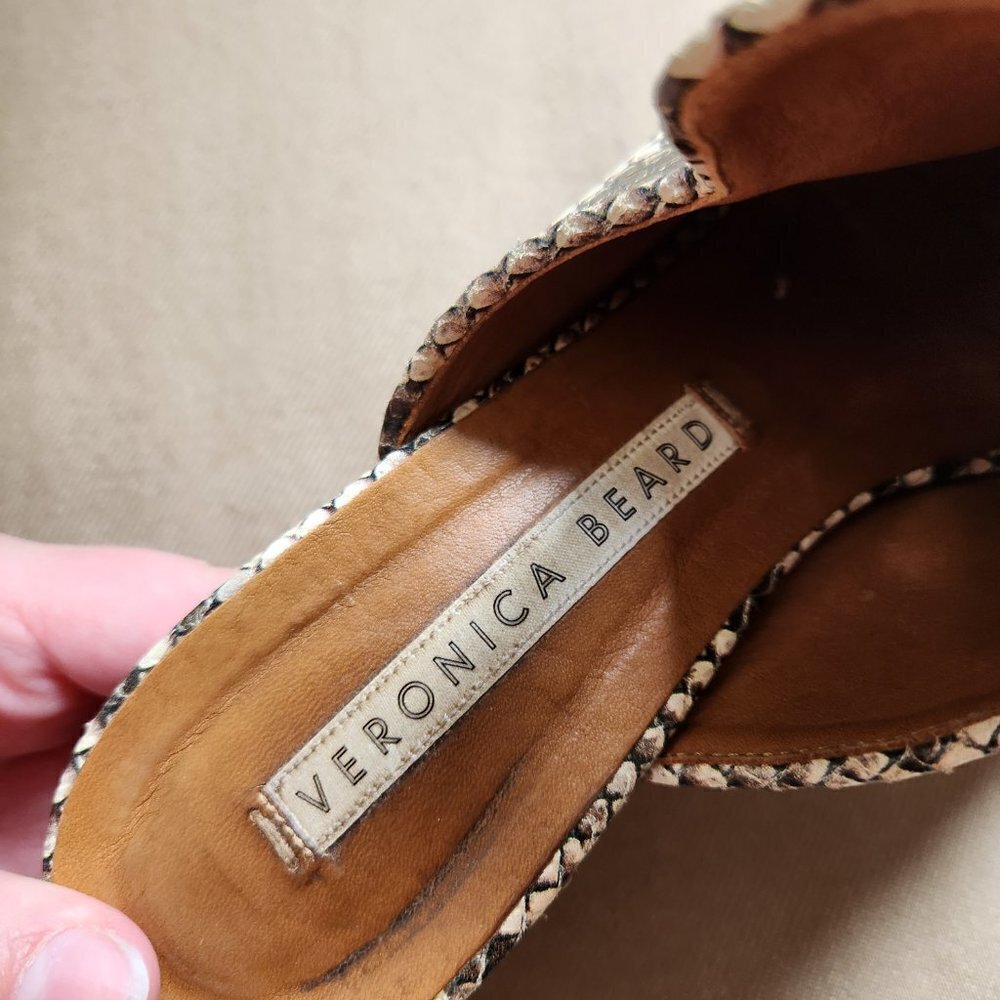 Veronica Beard Pearla Python Mule - image 6